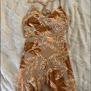 Aerie biker short and top set